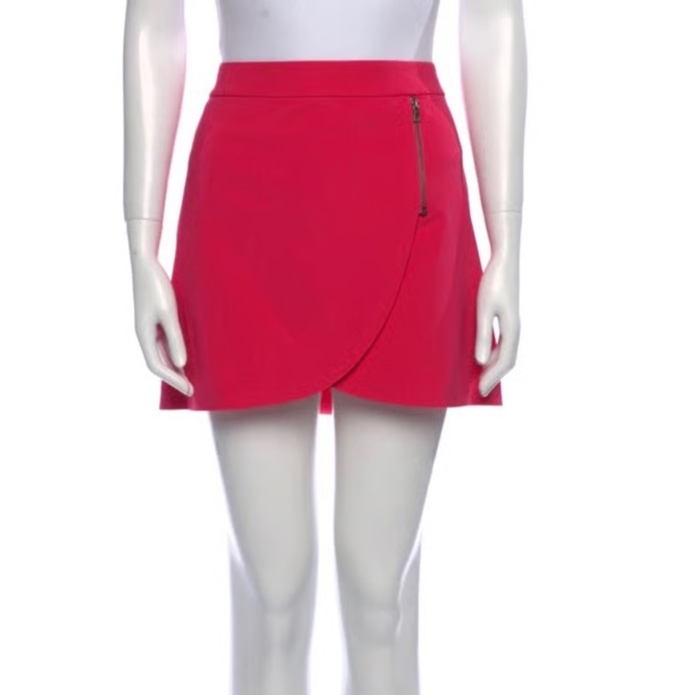 NWT Alice + Olivia Watermelon Mini Skirt with Zipper